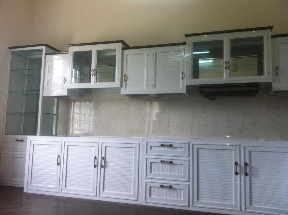 Tủ bếp nhôm kính bền